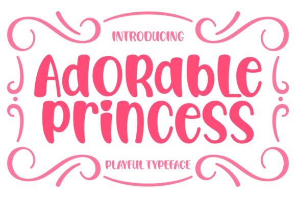 Adorable Princess Font Review: A Playful Display Typeface for Dreamy Designs