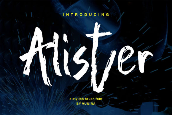 Alister Font: A Bold Display Typeface for Web Designers