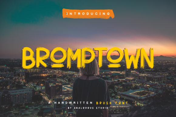 Bromptown Font Review: A Handwritten Brush Script for Creative Branding
