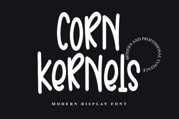 Corn Kernels Font Review: A Display Typeface for Creative Projects