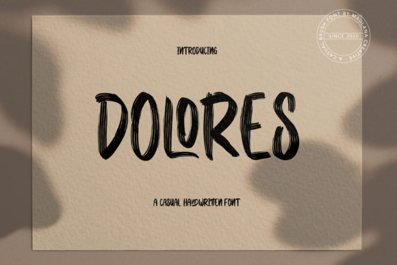 Dolores Font Review and Free Download