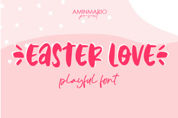 Easter Love Font for Charming Craft Projects