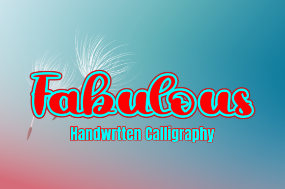 Fabulous Font: A Display Typeface for Creative Projects