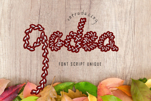 Godea Font: A Floral Display Typeface for Editorial Elegance