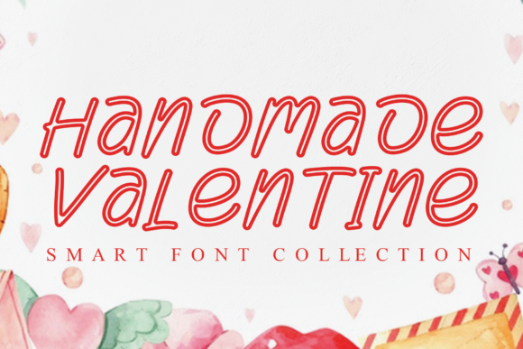 Handmade Valentine Font for Editorial Design