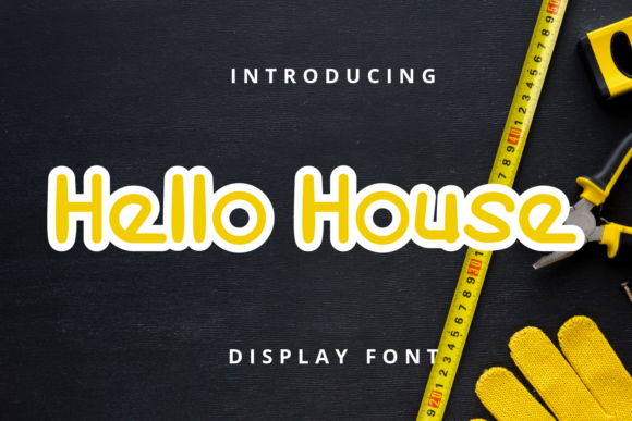 Hello House: A Display Font for Editorial Design