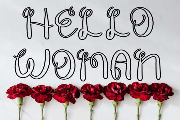 Hello Woman Font