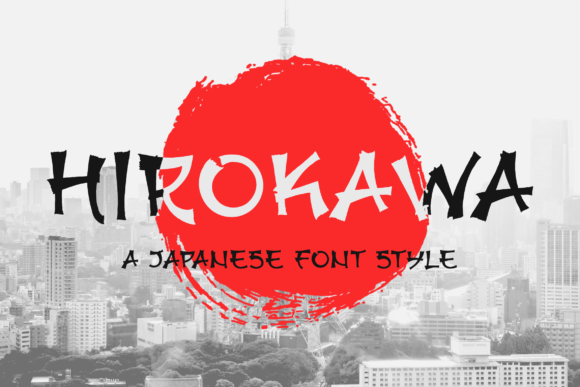 Hirokawa Font: A Bold Display Typeface for Editorial Design