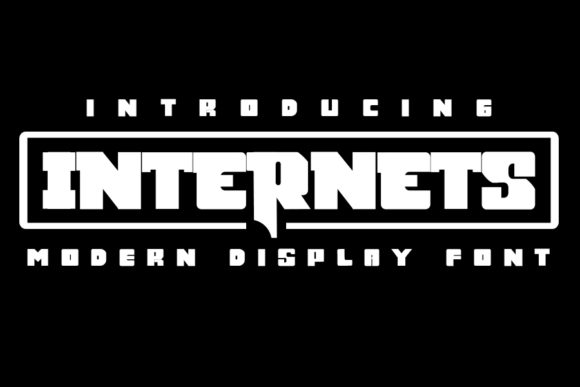 Internets Font: A Bold Display Typeface for Creative Makers