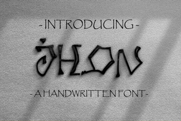Jhon Display Font for Creative Makers and Shop Owners