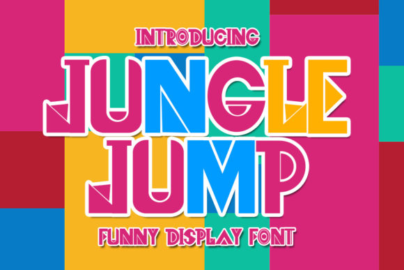 Jungle Jump Font for Playful Editorial Design