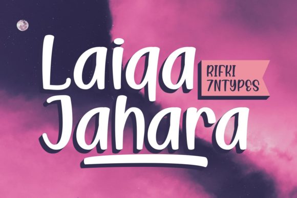 Laiqa Jahara Display Font for Eye-Catching Campaigns