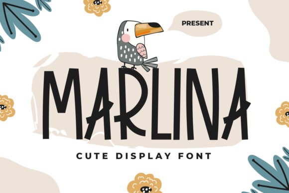 Marlina Display Font for Joyful Web Design