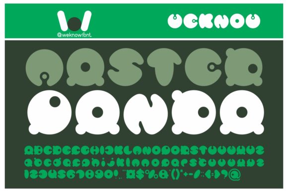 Master Panda Font: A Display Typeface for Creative Craft Projects
