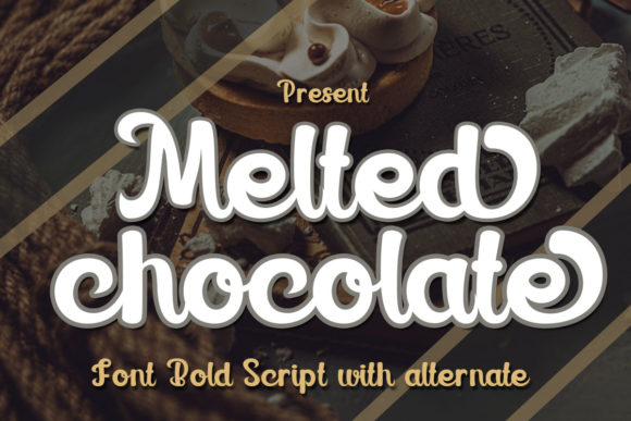 Melted Chocolate Display Font for Editorial Design
