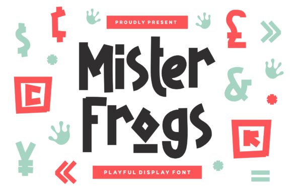 Mister Frogs Font: A Display Typeface for Lively Campaign Design