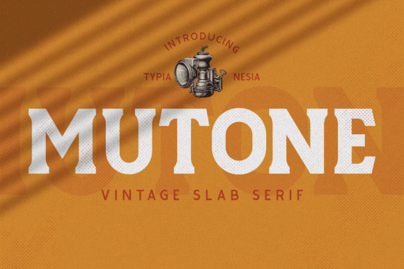 Mutone: A Bold Display Font