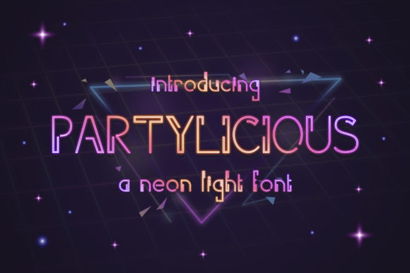Partilicious: A Modern Display Font for Memorable Marketing