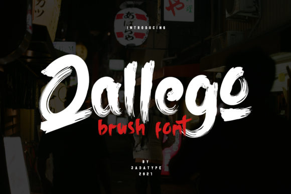 Qallego Font: A Playful Display Typeface for Memorable Branding