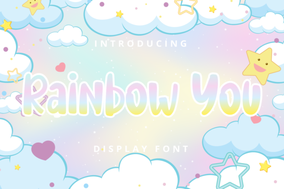 Rainbow You Font: A Display Typeface for Memorable Branding