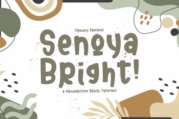 Senoya Bright Font for Creative Publishing