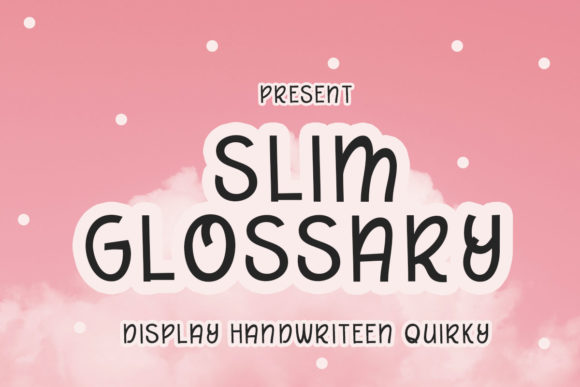 Slim Glossary Font for Eye-Catching Campaigns