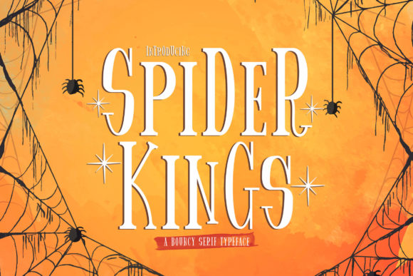 Spider King Font for Creative Design
