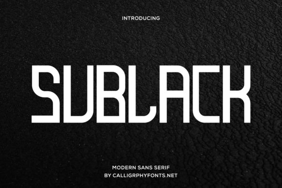 Sublack Font: Elevate Your Brand with Stylish Typography
