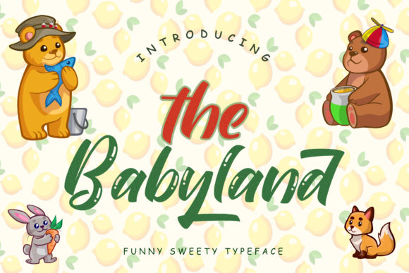 The Babyland Display Font for Vibrant Branding and Marketing