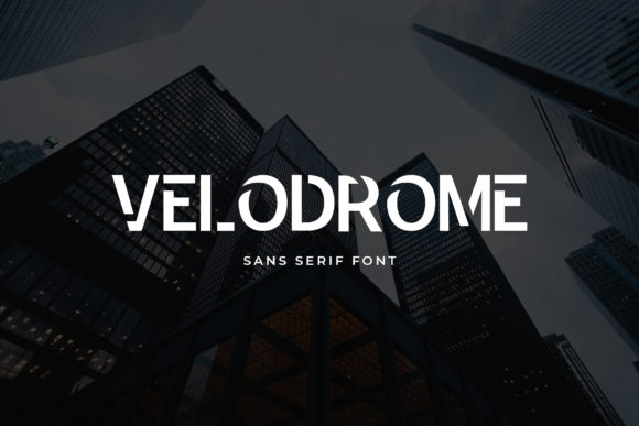 Velodrome Font: A Modern Display Typeface for Creative Branding