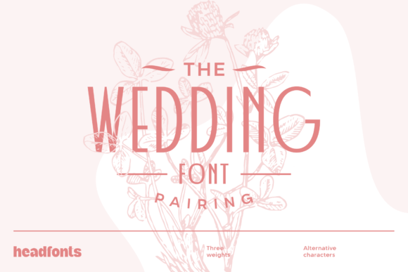 Wedding Pairing Font for Bold Branding and Creative Projects