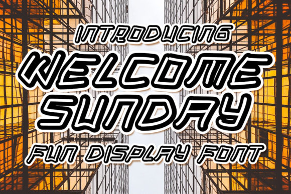 Welcome Sunday Font for Modern Branding and Creative Projects
