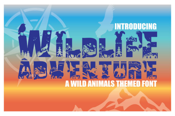Wildlife Adventure Font: A Nature-Inspired Typeface for Editorial Design
